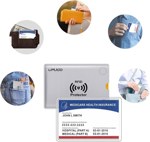 12X PUZDRO NA BLÍZKOVÚ KARTU RFID PROTI KRÁDEŽI + 12X OCHRANNÉ PUZDRO