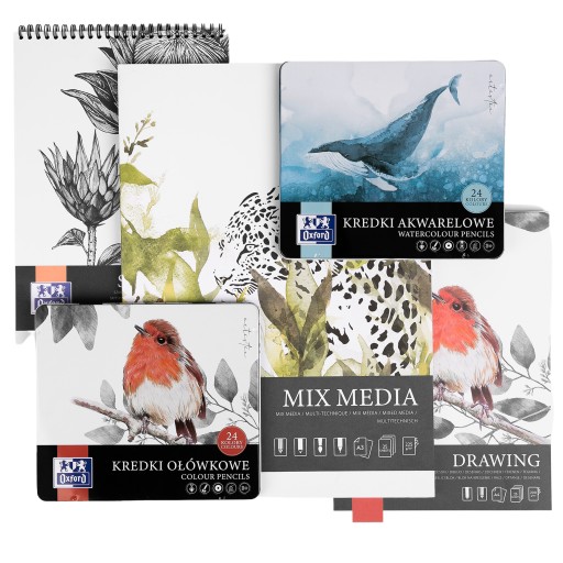 WATERCOLOR PAINT BLOCK akvarelový papier OXFORD A4 10k 300g