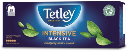 Tetley Intensive vrecúška čierneho čaju 25 ks