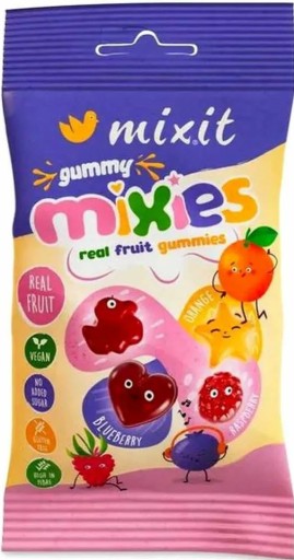 2 x Mixies prírodné ovocné želé bez pridaného cukru 35 g - Mixit