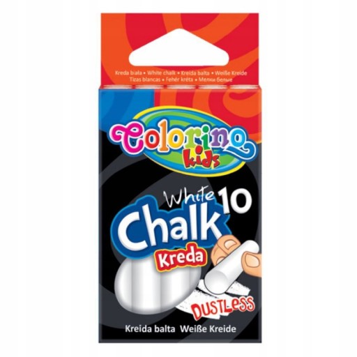 BEZPRACHOVÁ CHALK BIELA KRIEDA PRE BEZPRACHOVÉ TABULE