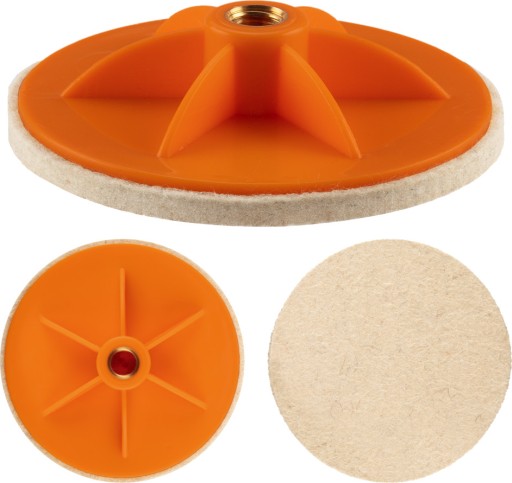 NEO PRIEMER KOTÚČA LEŠTIČA PLSTENÉHO 75x10mm M14 KOTÚČOVÁ HUBKA 08-960