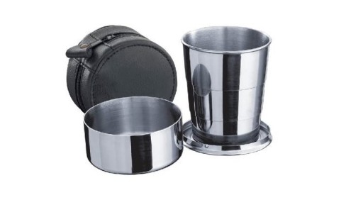 SKLADACIE TELESKOPICKÉ SKLO S OBJEMOM Púzdra 70 ml