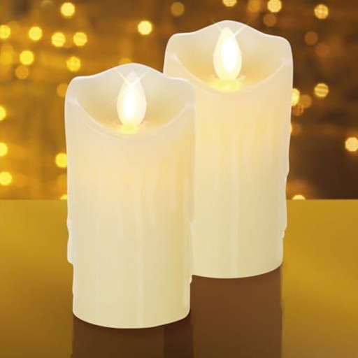 LED VLOŽKA SVIEČKY BLIKAJÚCI PLAMEŇ SVIEČKA VODEODOLNÁ + BATÉRIE 7,5 cm