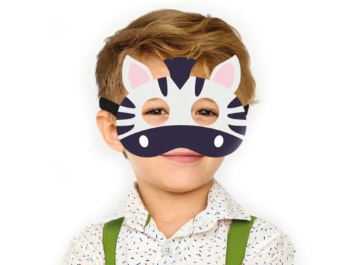 ZEBRA MASKA ZEBBER KOSTÝM ZEBRA Z MADAGASKARU