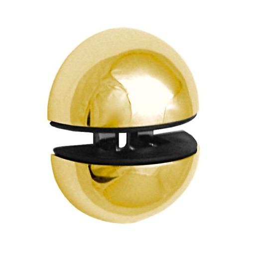 Podpora držiaka sklenenej police Gold 12mm OUTLET