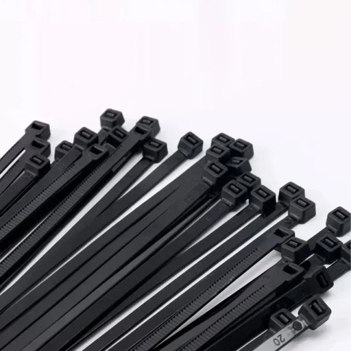 SVORKY, SILNÉ SVORKY, KÁBLOVÉ VIAZAČKY, ČIERNA, 4x100mm, 50 KS.