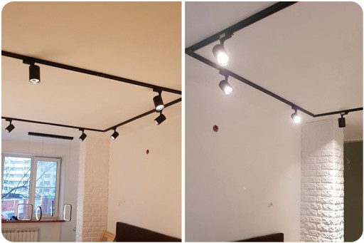 PRIPOJENIE NA LED OSVETLENIE KONEKTOR NA KOĽAJNICU 90° KONEKTOR