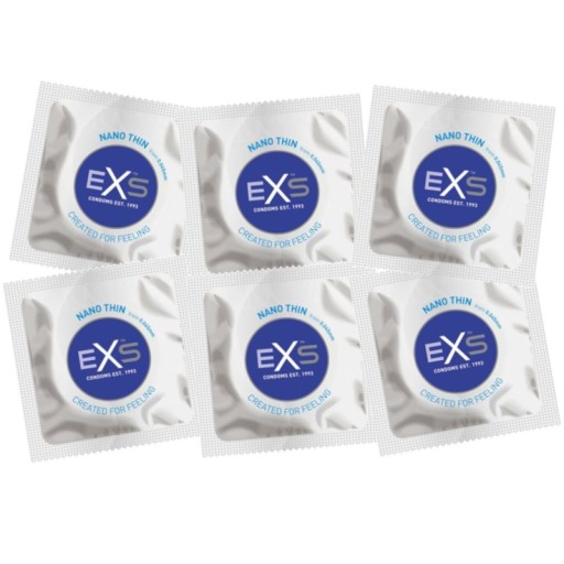EXS NANO TENKÉ KONDÓMY SUPER TENKÉ priliehavé sexy 1 ks