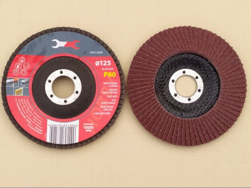KLAPKOVÝ DISK KLAPOVÝ BRÚSNY KOTOÚČ 125 mm P80