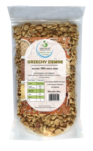 ARAŠIDY 500g Pražené bez soli