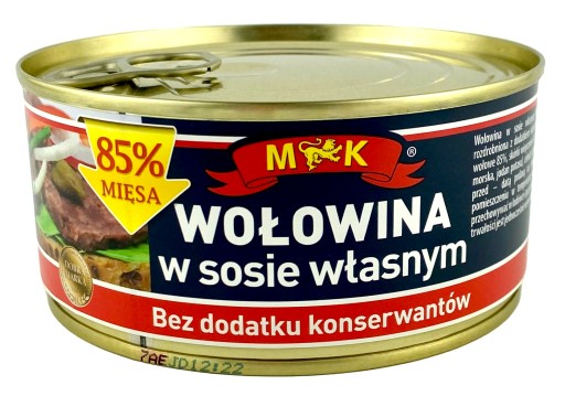 Hovädzie mäso vo vlastnej omáčke 300g MK