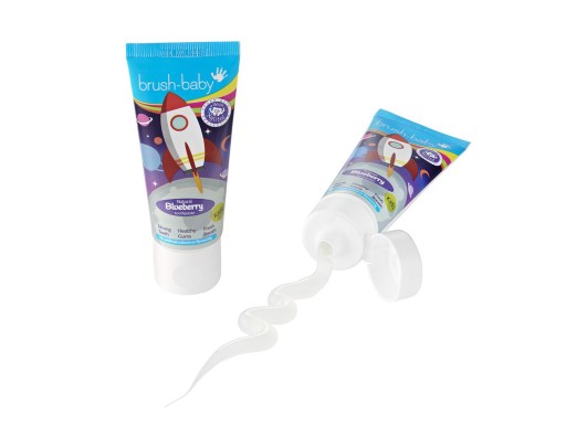 BrushBaby zubná pasta s fluoridom pre deti od 3 rokov