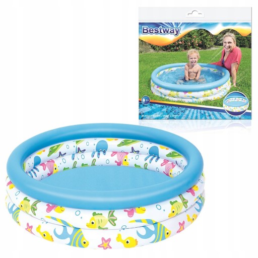 51008 NAFUKOVACÍ BAZÉN ZÁHRADNÝ BAZÉN pre deti 102x25 cm BESTWAY