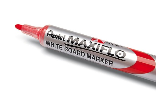 Pentel MWL5S červený za sucha zmazateľný popisovač na biele tabule