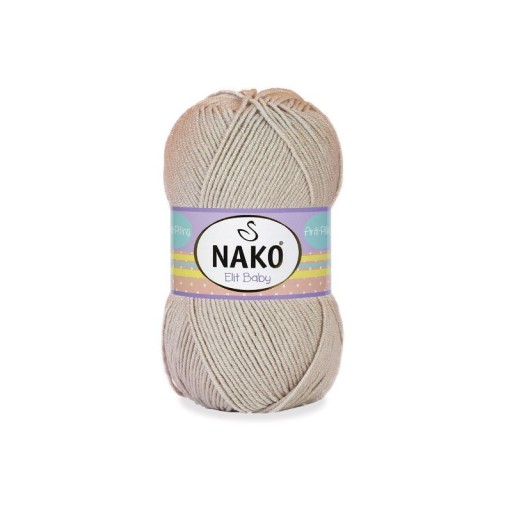 NAKO Elit 50 Elit Detská priadza 100g 4770 béžová