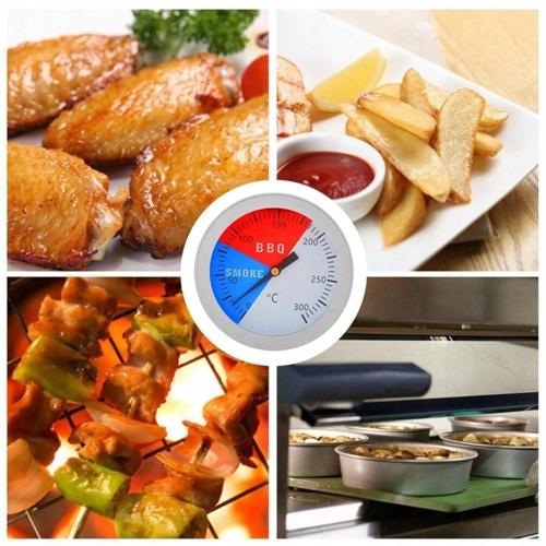 TEPLOMER NA UDIARENSKÚ GRIL RÚRU BBQ PIZZY 300 stupňov