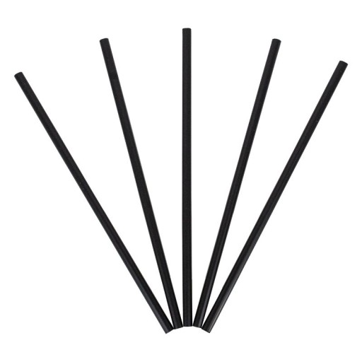 Plastové slamky na priame pretrepávanie, 500 ks. Plast 24 cm x 7 mm