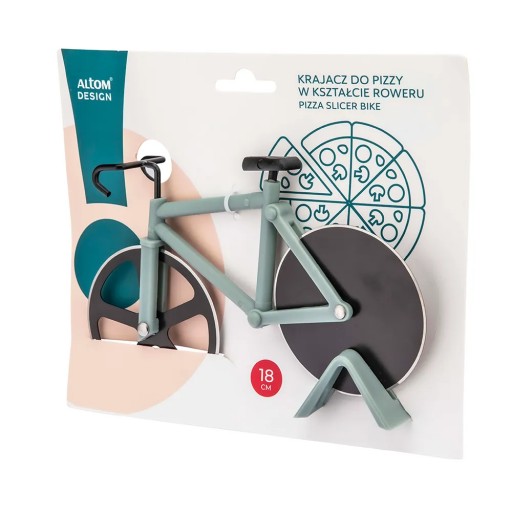 Nôž krájač na pizzu ryhovací krájač nerez Altom Design Rower 18 cm