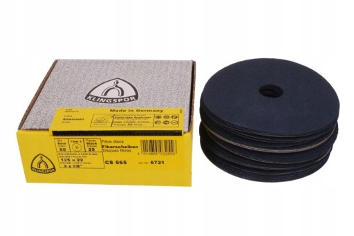 Vláknový papierový kotúč FIBRA 125 mm KLINGSPOR P36