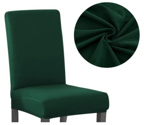 Poťah na stoličku BOTTLE GREEN, univerzálny
