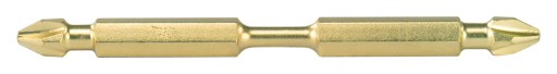 Bit obojstranný hrot MAKITA B-45163 bit PH2 x90 pre skrutkovač silný GOLD