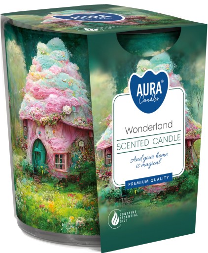 Vonná sviečka v skle BISPOL Aura 22H FAIRY LAND