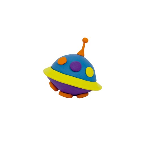 PLASTICINE Alpino kreatívna sada UFO 25g x 4 farby