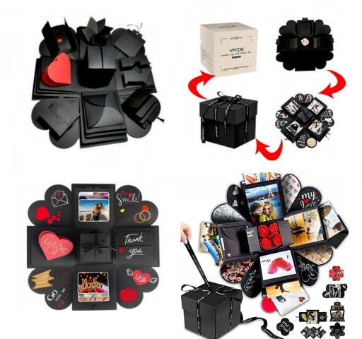 KREATÍVNA DARČEKOVÁ BOX KU DŇU ŽIEN NA FOTKY EXPLODING BOX VPCOK