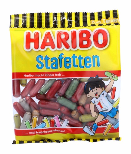 HARIBO Stafetten sladké drievko ovocné želé 160g DE
