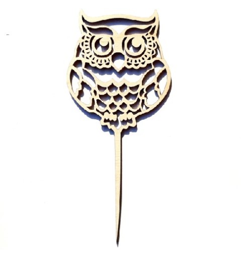 OWL prelamovaná ozdoba na topper pre učiteľský diplom