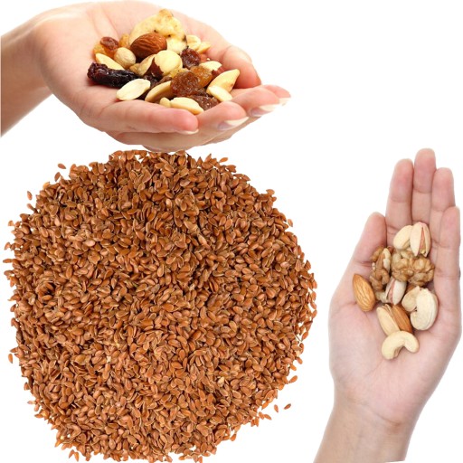 Hnedé ľanové semienka Prírodné zdravé hnedé ľanové semienka Ľanové semienka 150g
