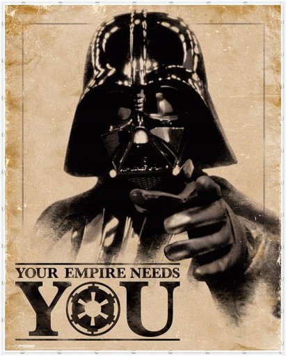 Plagát Star Wars Your Empire Needs You 40x50 cm