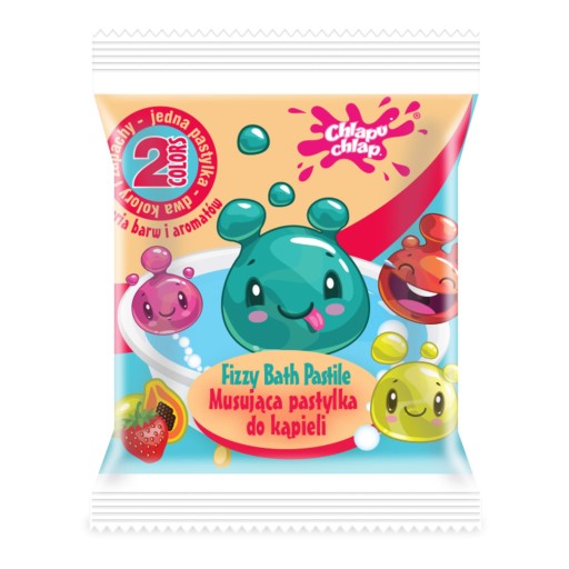 CHLAPU CHLAP KÚPEĽOVÉ PASTILKY ZAPOJENÉ DVOJFAREBNÉ MANGO/JAHODA