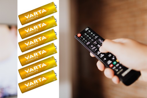 Alkalické batérie VARTA AA LR6 LONGLIFE 6 kusov