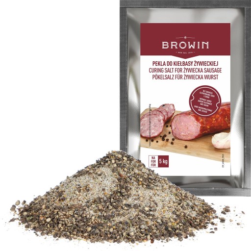 Nakladacia soľ na klobásu Żywiec 115g Browin