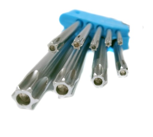 KĽÚČE TORX IMPUSUROVÉ TYP L s otvorom T10-T50 9KS