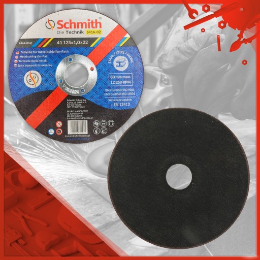 SCHMITH KOVOVÉ REZNÉ KOTÚČE 125x1 SILNÉ S DIAMANTOVÝMI ČASTIAMI