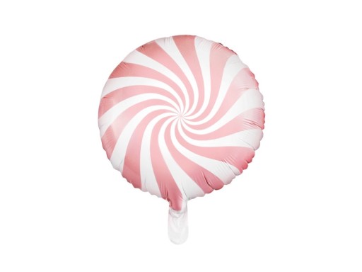 Fóliový balónik Candy - svetloružový, 35 cm