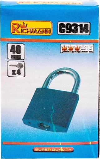 C9314 VISIACI ZÁMOK Z KORONA OCELE