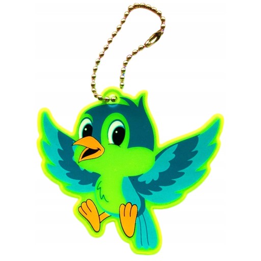 REFLEXNÁ KĽÚČENKA, reflexný prívesok PARROT