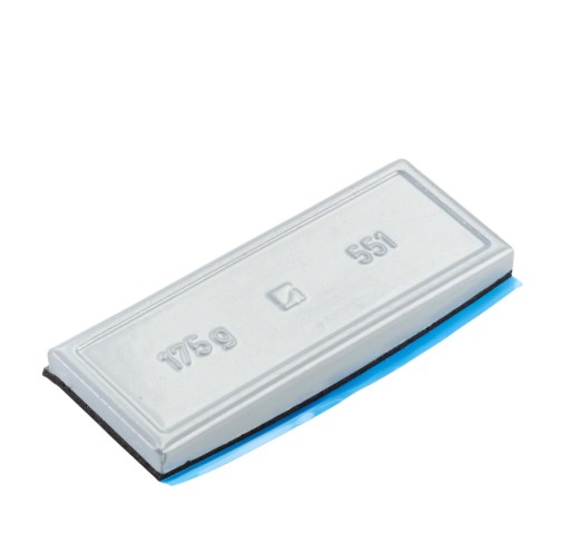 Hmotnosť lepeného vozíka Typ 551 - 175g