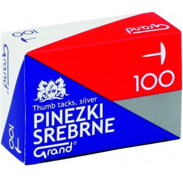Špendlíky Grand Silver 100 ks - 1 bal.