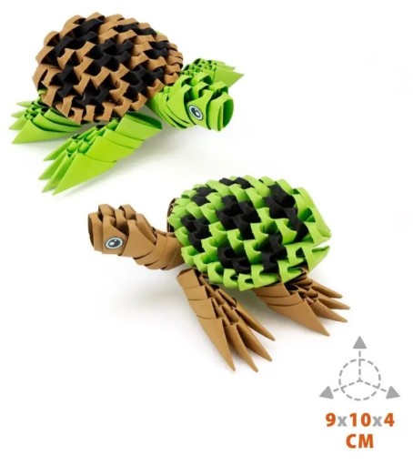 3D Origami - Korytnačky ALEX