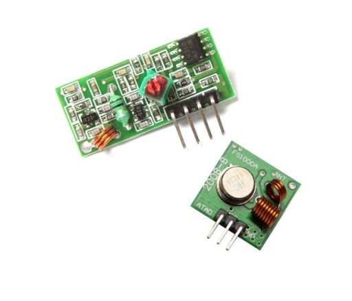 RF rádiový modul vysielač prijímač 433MHz Arduino