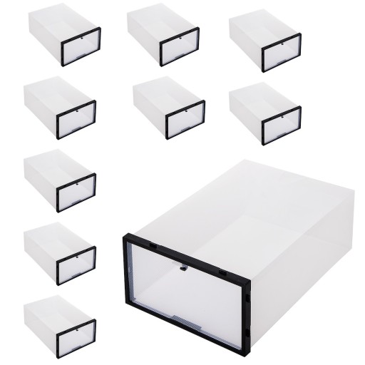 ORGANIZÉR KRABIČKA NÁDOBA NA OBUV S CHLOPOU 34x23x13,5cm VEĽKÁ SILNÁ 1ks