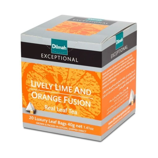 Dilmah Exceptional Lime Orange Fussion 20x2g