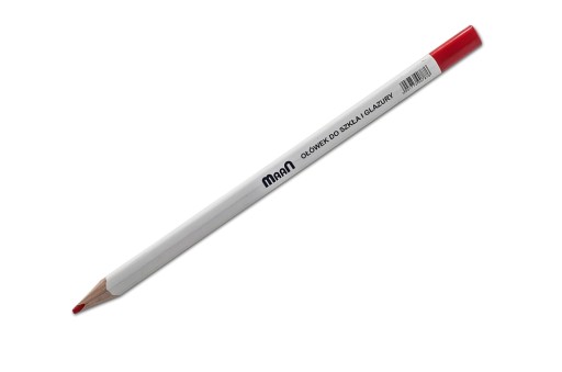 Ceruzka na obklady dlaždíc a skla, 24 cm, červená