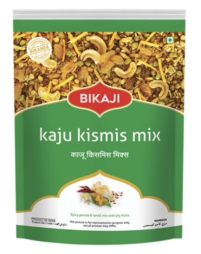 BIKAJI KAJU KISMIS MIX Indický snack kešu a hrozienka 200g