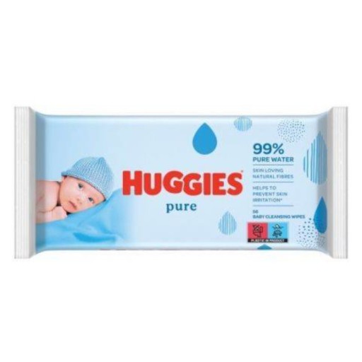 Huggies Pure Wet obrúsky pre deti 72 ks.